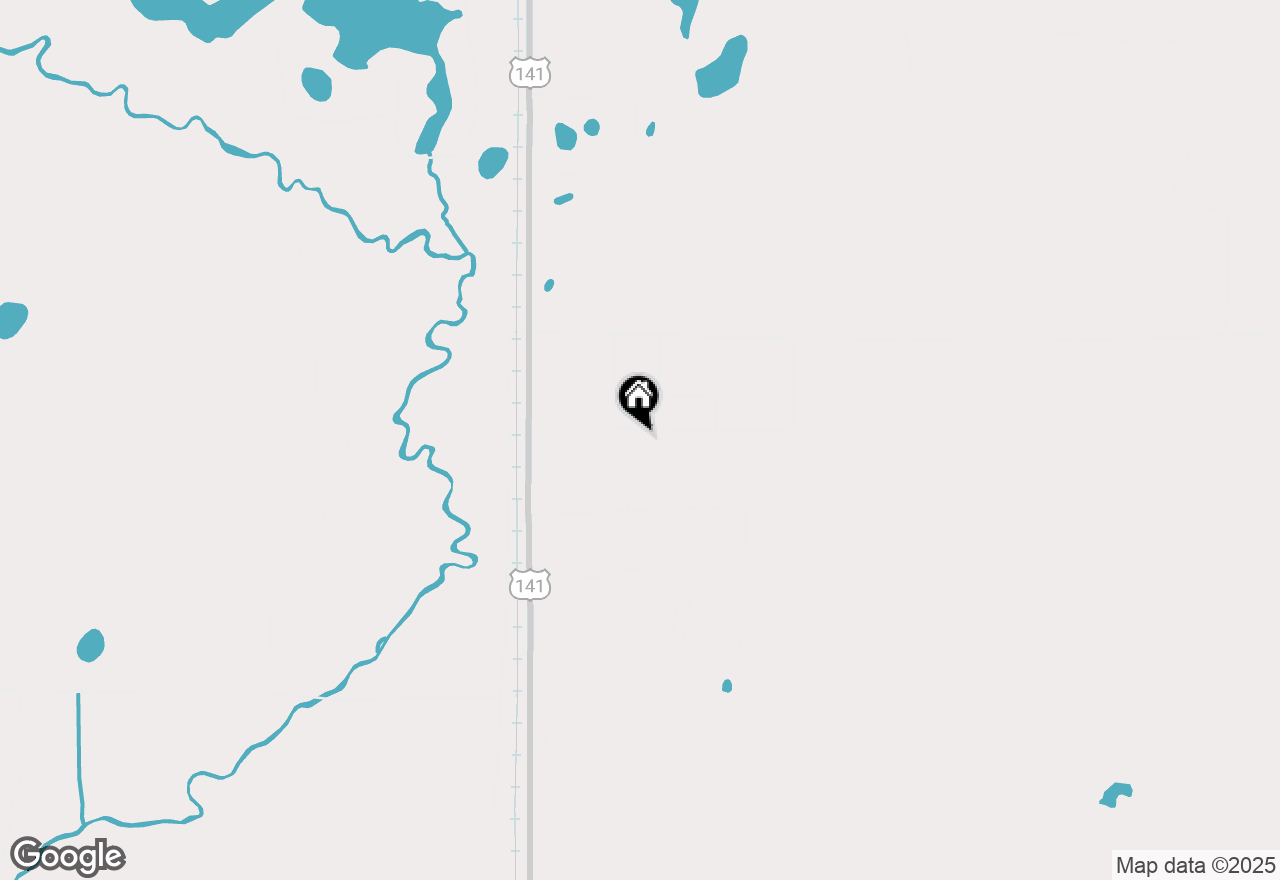Map of Lt0 Back Acres Dr, Pembine, WI 54156