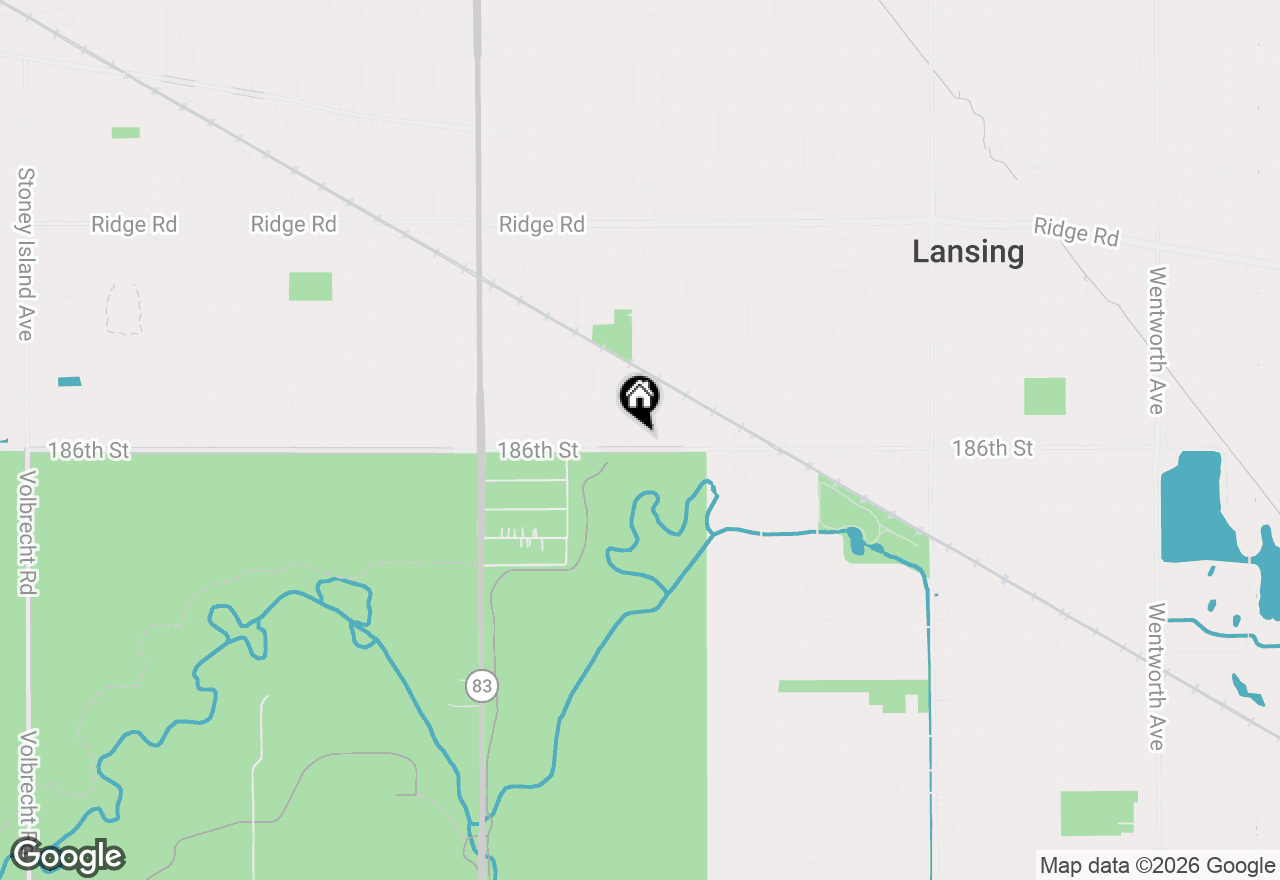 Map of 18559 Escanaba Avenue #305, Lansing, IL 60438