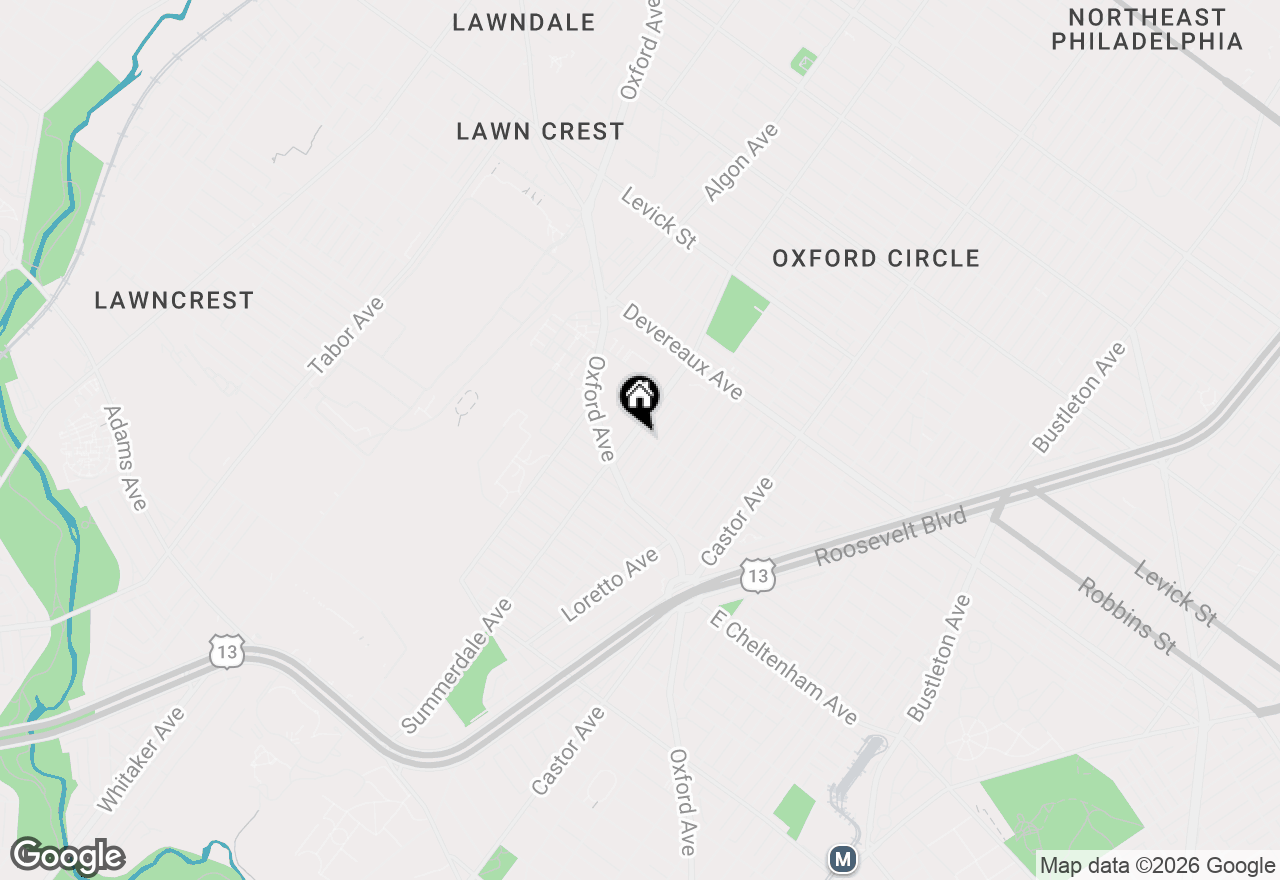 Map of 5931 Summerdale Avenue #D, Philadelphia, PA 19149