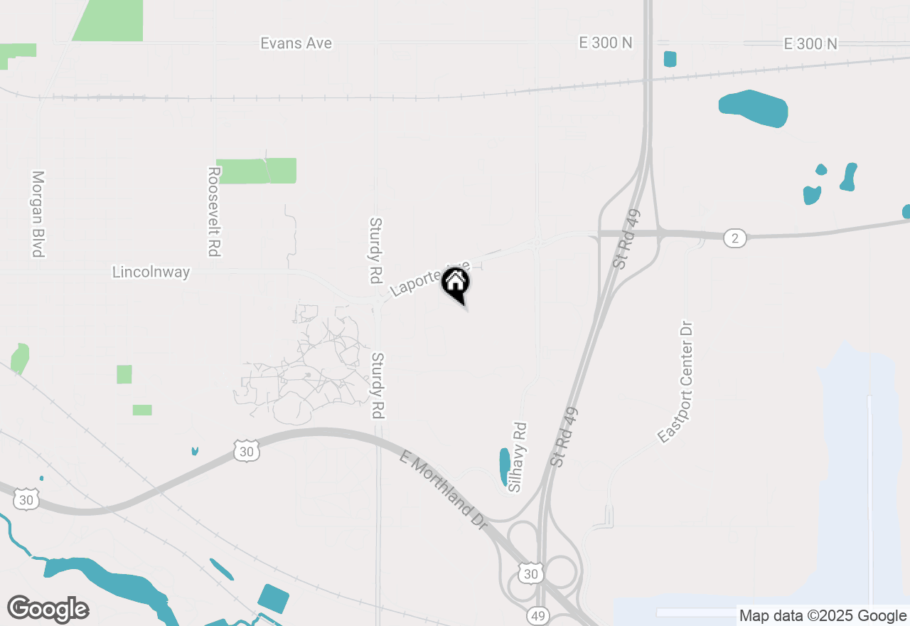 Map of 2312 Alan Drive, Valparaiso, IN 46383