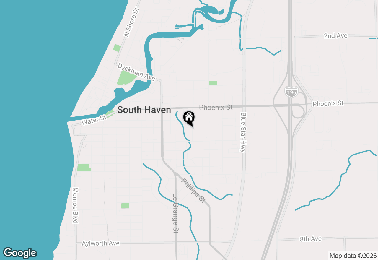 Map of 758 Michigan Avenue, South Haven, MI 49090