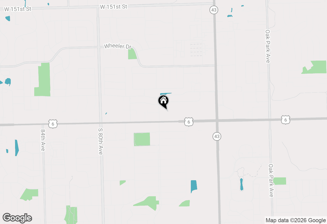 Map of 15811 S 76th Avenue #3G, Orland Park, IL 60462