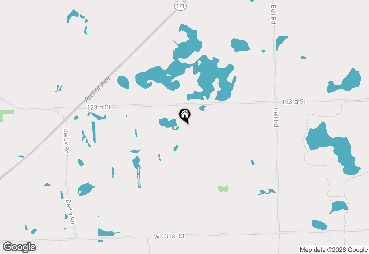 Map of 12437 Portrush Lane, Lemont, IL 60439
