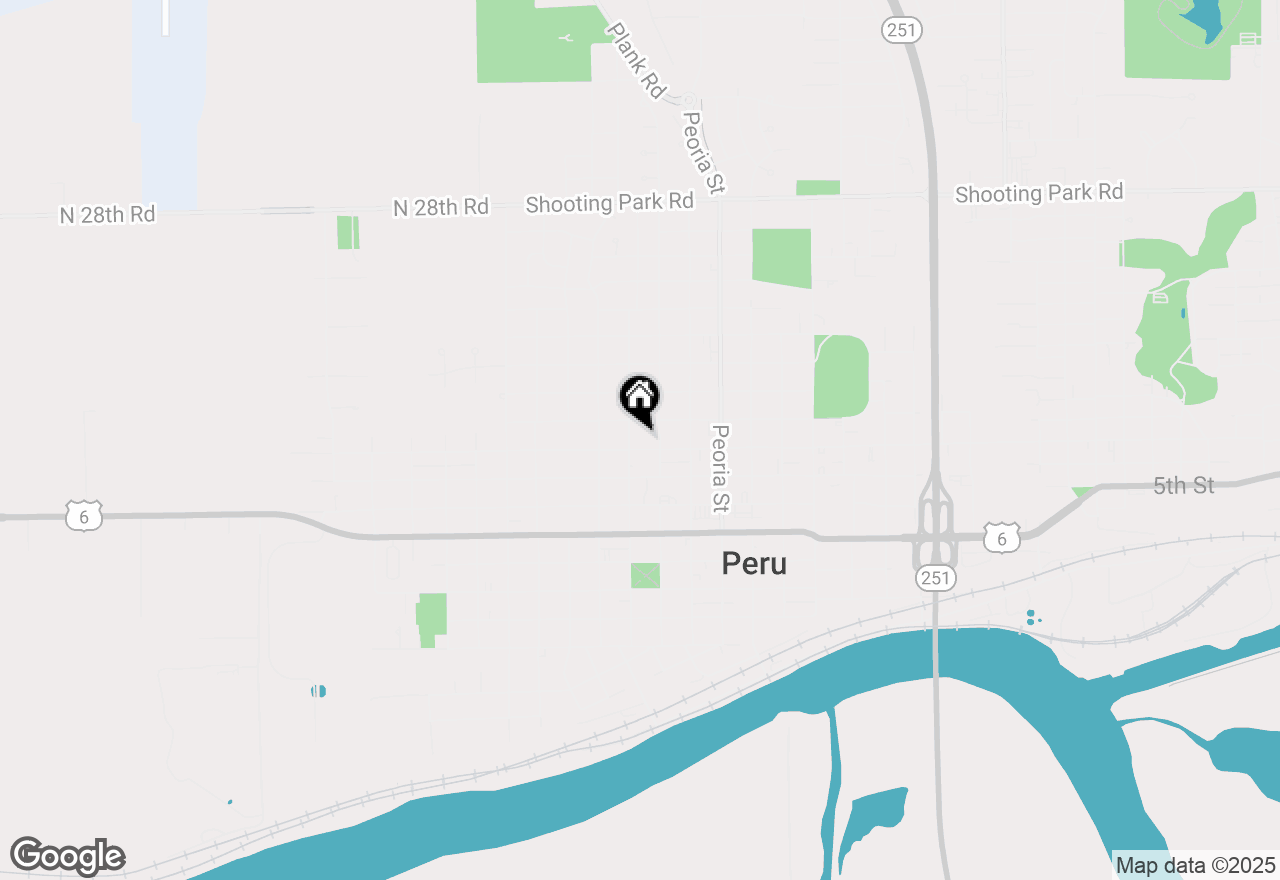Map of 2021 7th Street, Peru, IL 61354