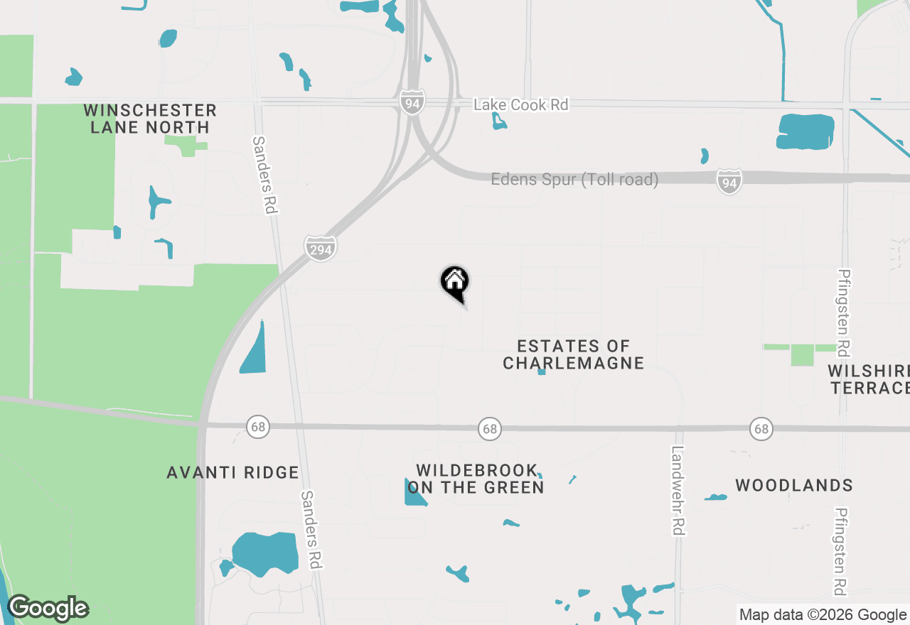 Map of (Address confidential), Northbrook, Illinois 60062