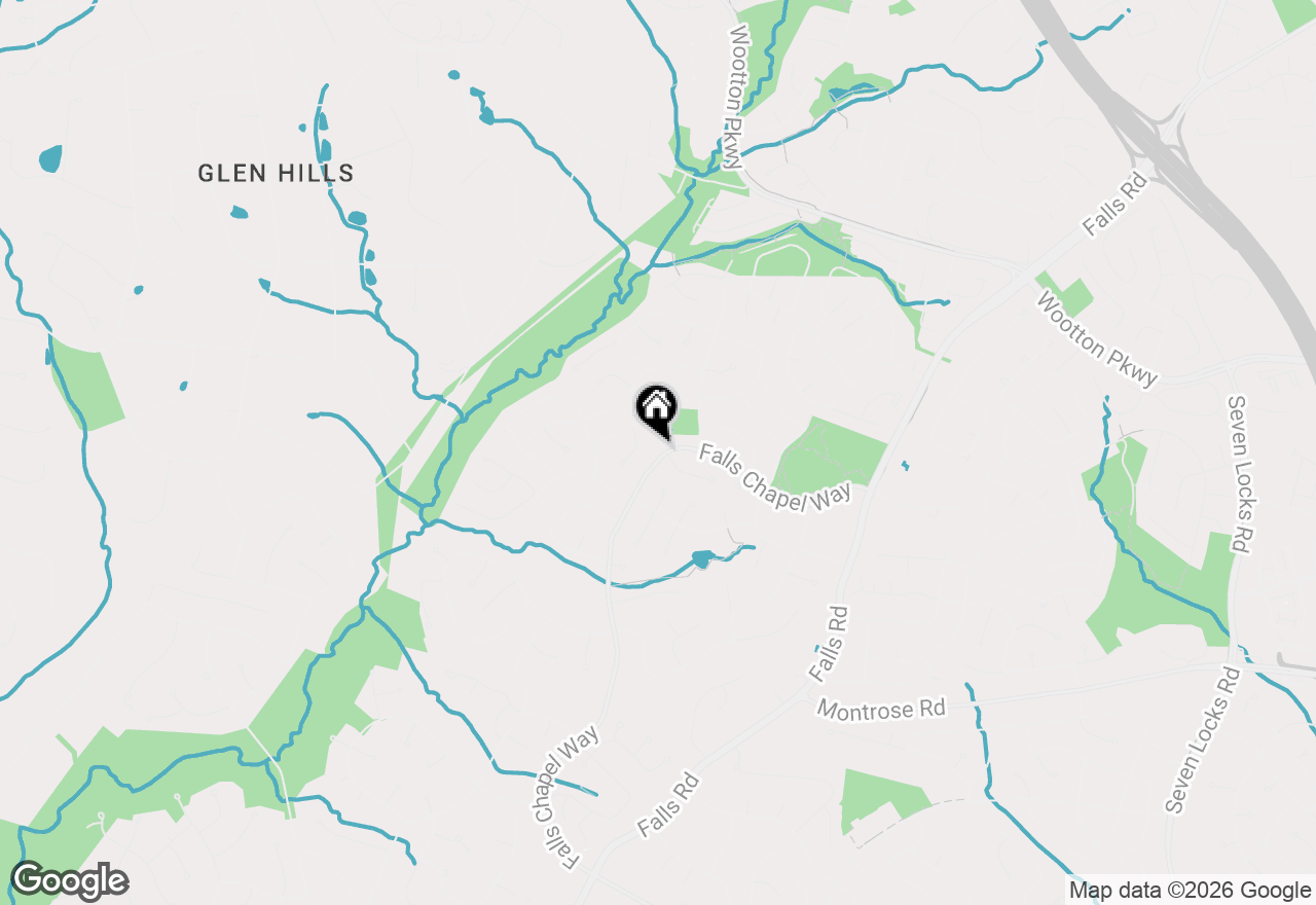 Map of 9017 Falls Chapel Way, Potomac, MD 20854