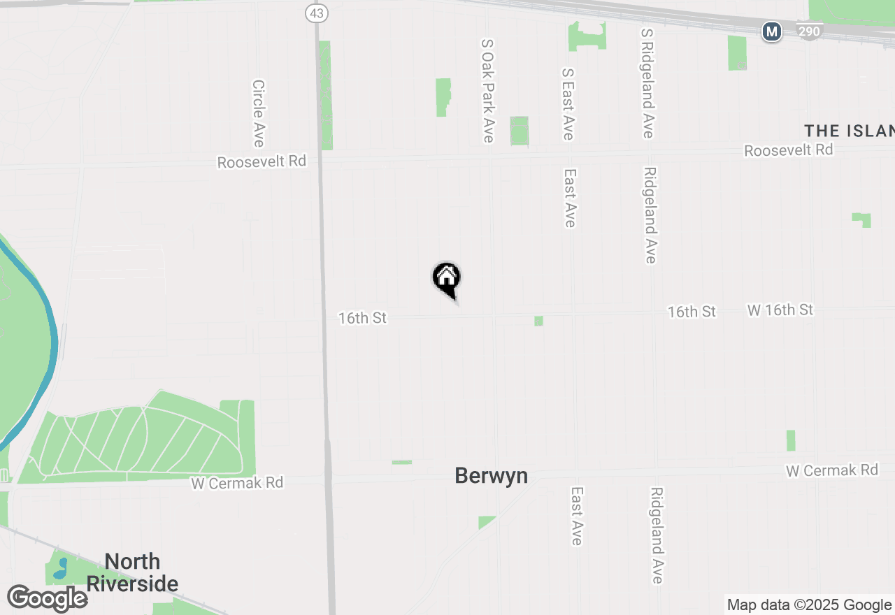 Map of 1538 Kenilworth Avenue, Berwyn, IL 60402