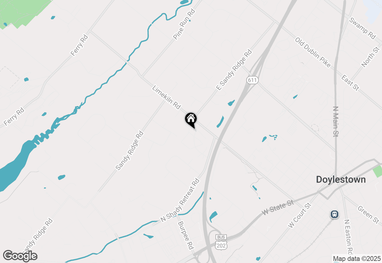 Map of 17 Providence Avenue, Doylestown, PA 18901