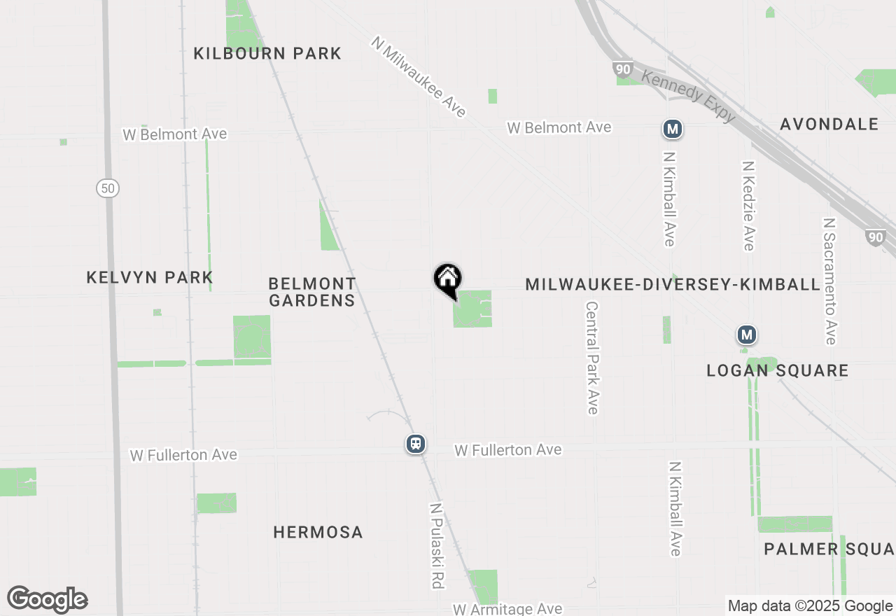 Map of 2730 N Harding Avenue, Chicago, IL 60647