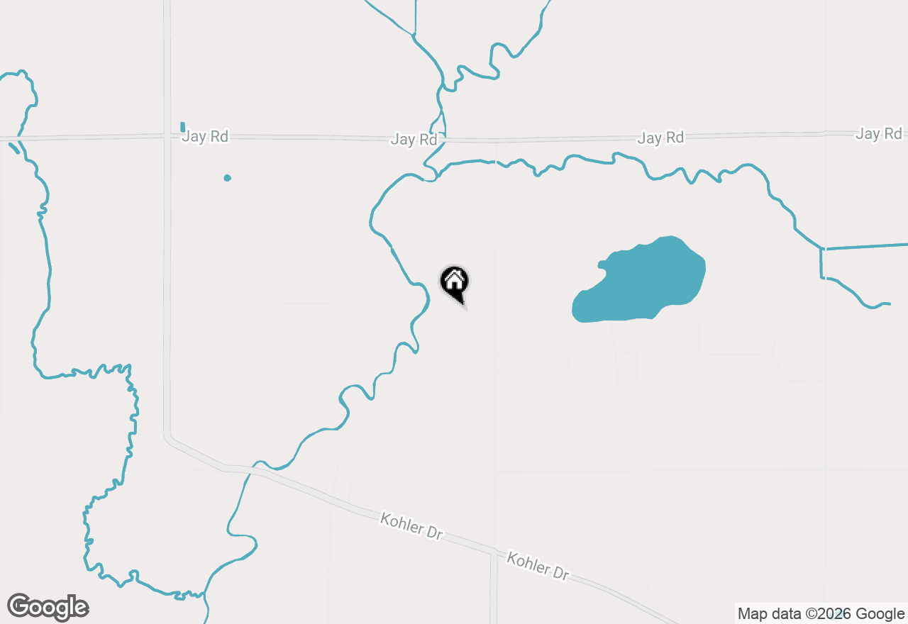 Map of 9083 Fillmore Rd, Fredonia, WI 53021