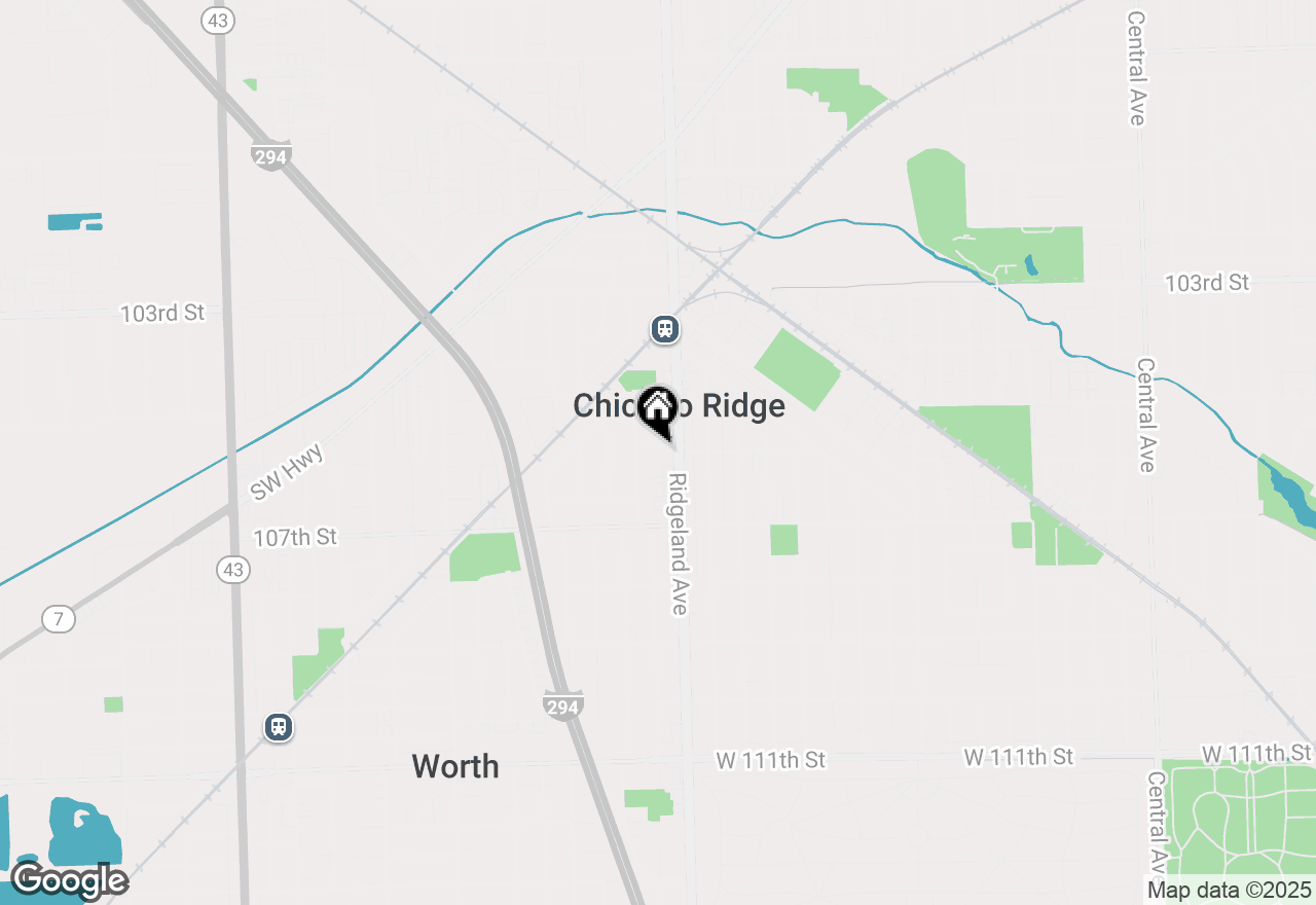 Map of 6445 Pamela Lane, Chicago Ridge, IL 60415