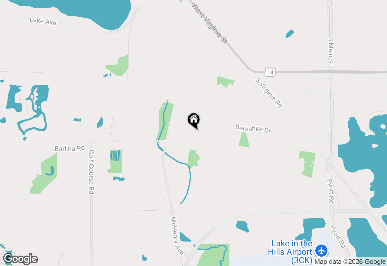 Map of 771 Eletson Drive, Crystal Lake, IL 60014