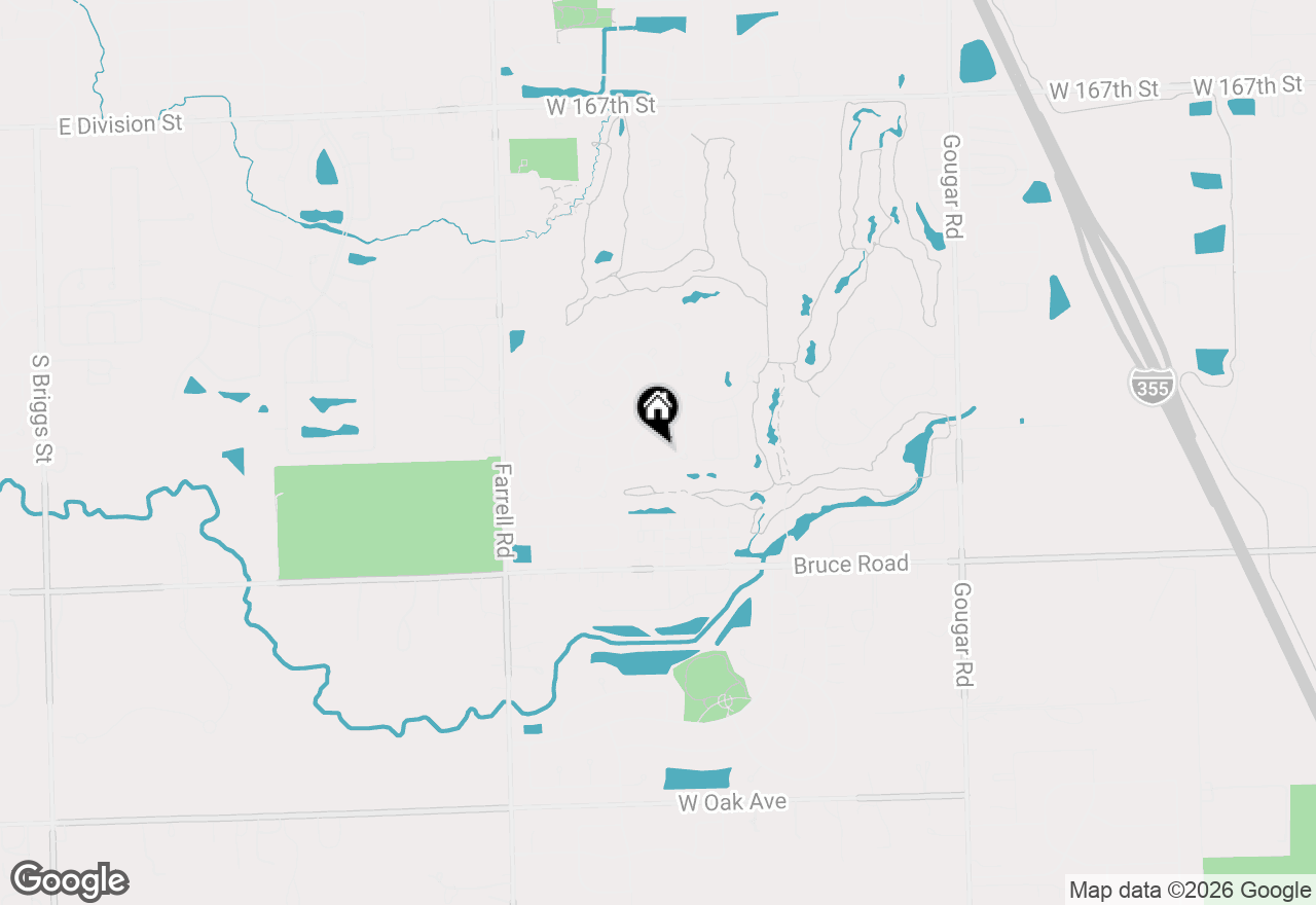 Map of 16538 W Oneida, Lockport, IL 60441