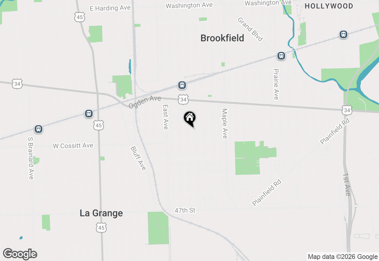 Map of 4214 Deyo Avenue, Brookfield, IL 60513