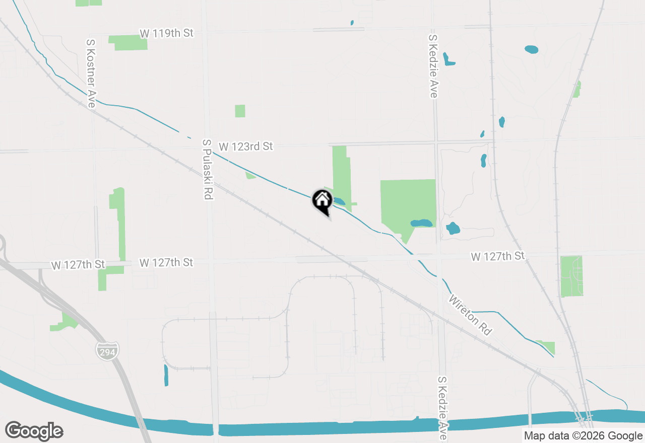 Map of 12537 S Central Park Avenue, Alsip, IL 60803