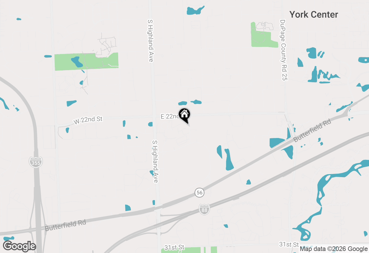 Map of 2240 S Grace Street #303, Lombard, IL 60148