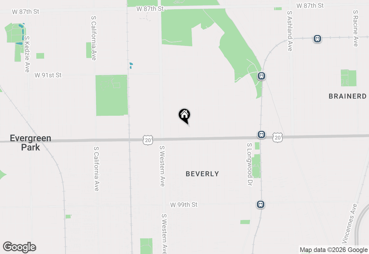 Map of 9414 S Bell Avenue, Chicago, IL 60643