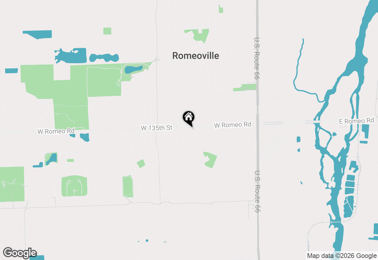 Map of 344 Emery Avenue, Romeoville, IL 60446