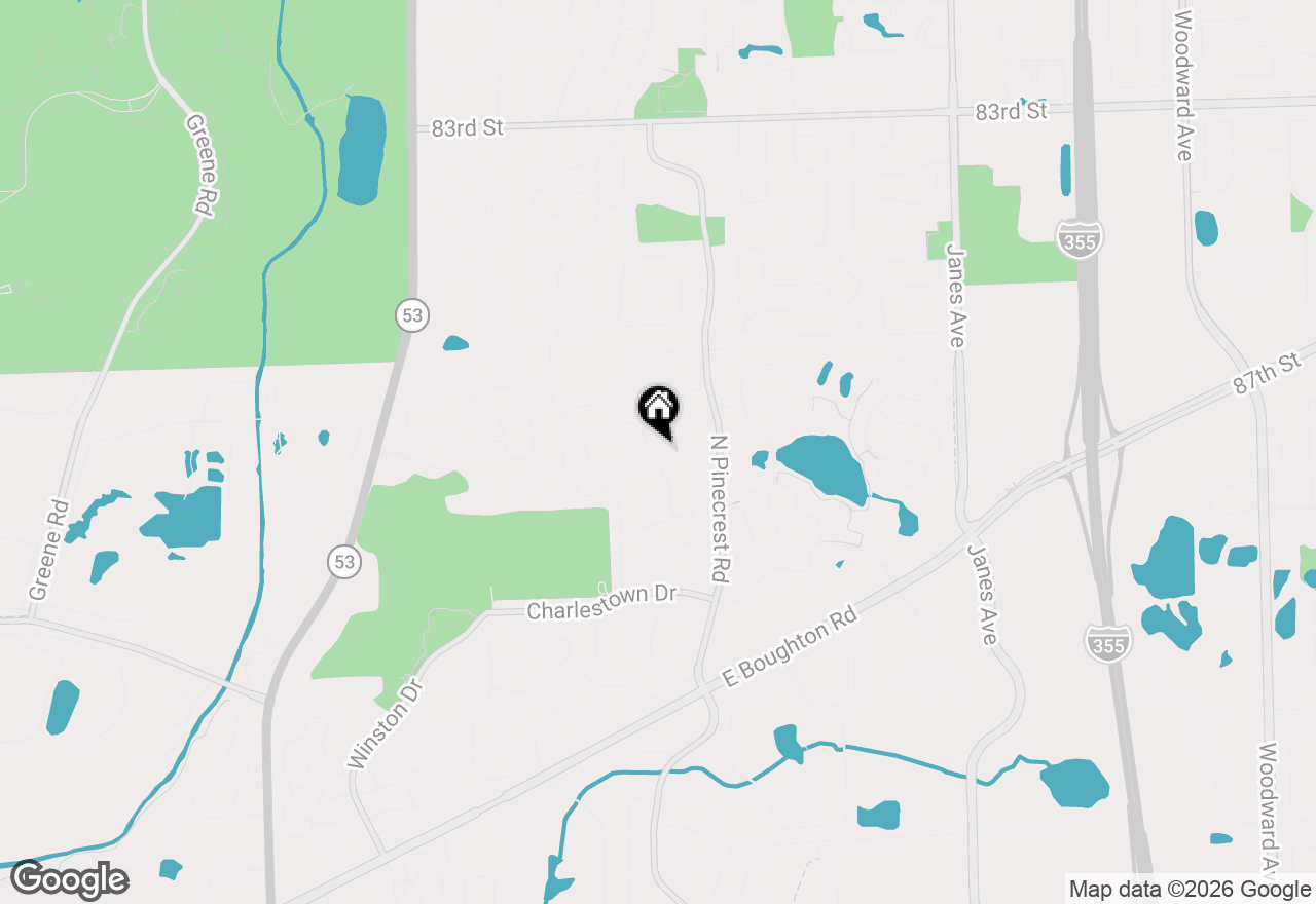 Map of 716 Dorchester Drive, Bolingbrook, IL 60440