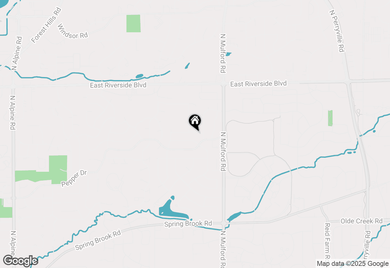 Map of 5805 Vineyard Lane, Rockford, IL 61114