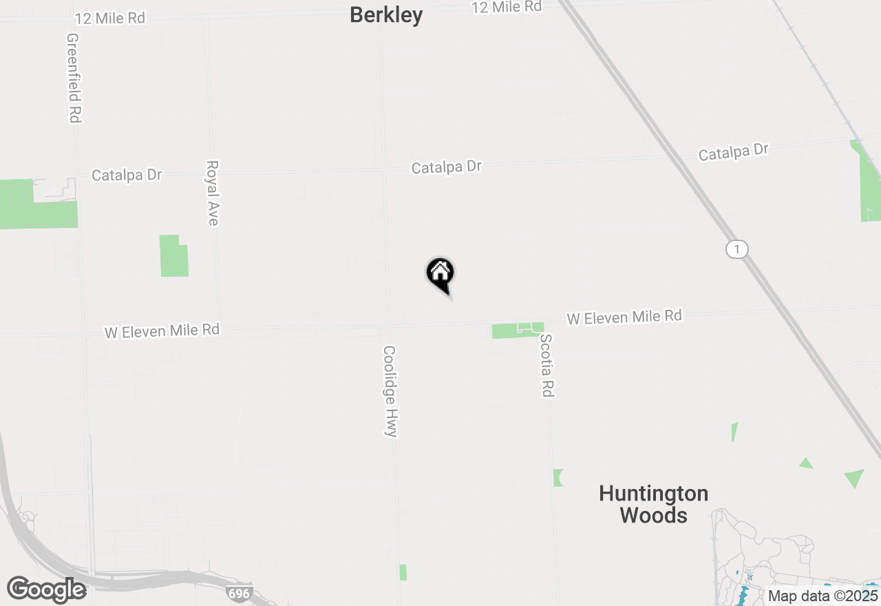 Map of 2230 Princeton Road, Berkley, MI 48072