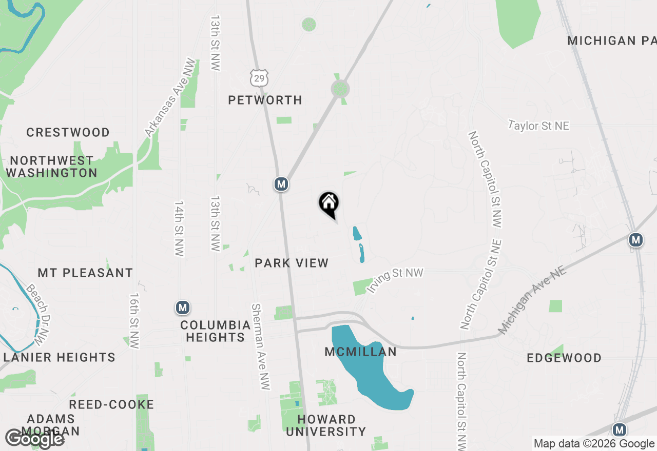 Map of 435 Newton Place Nw, Washington, DC 20010