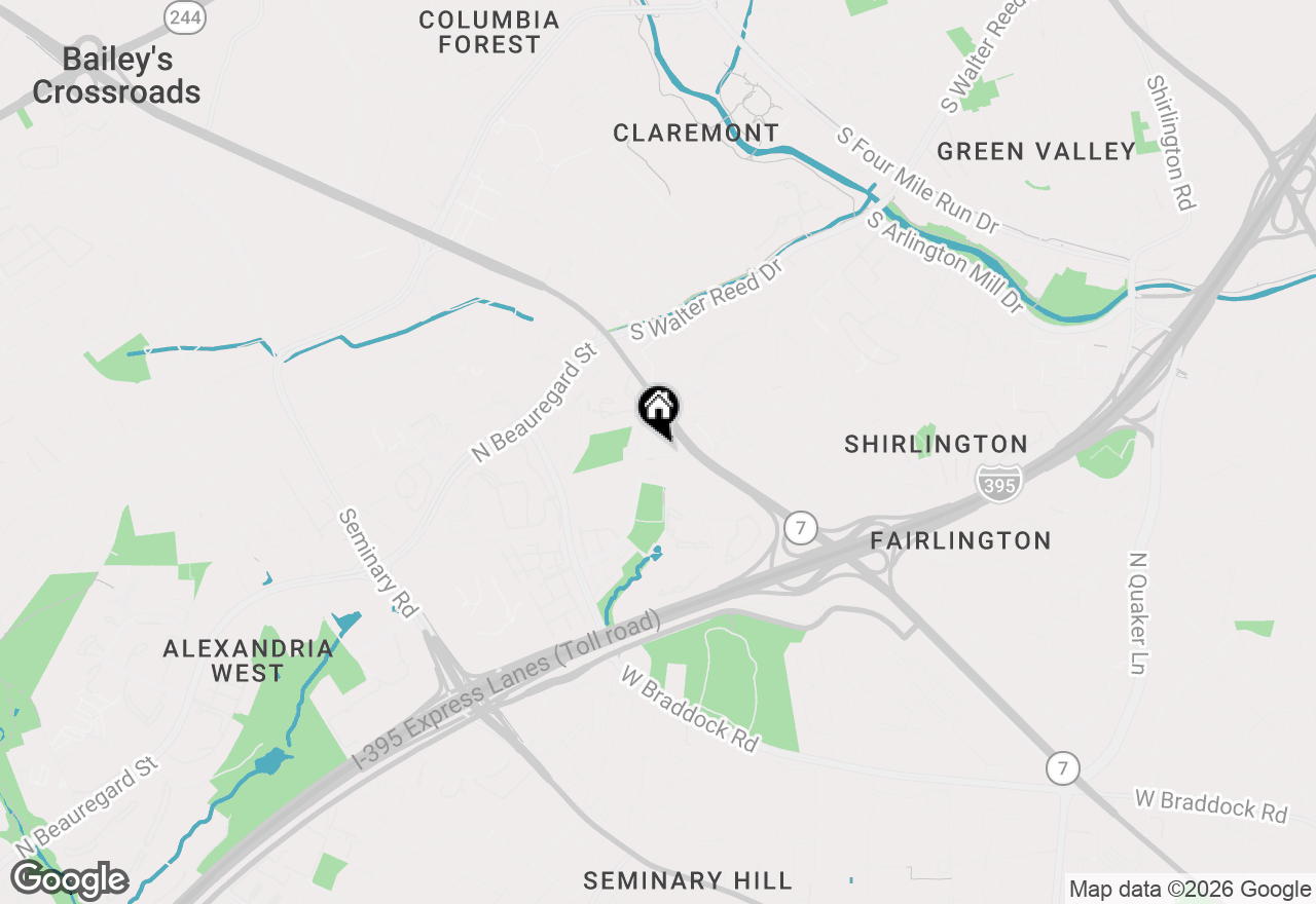 Map of 3101 Hampton Drive #1618, Alexandria, VA 22302
