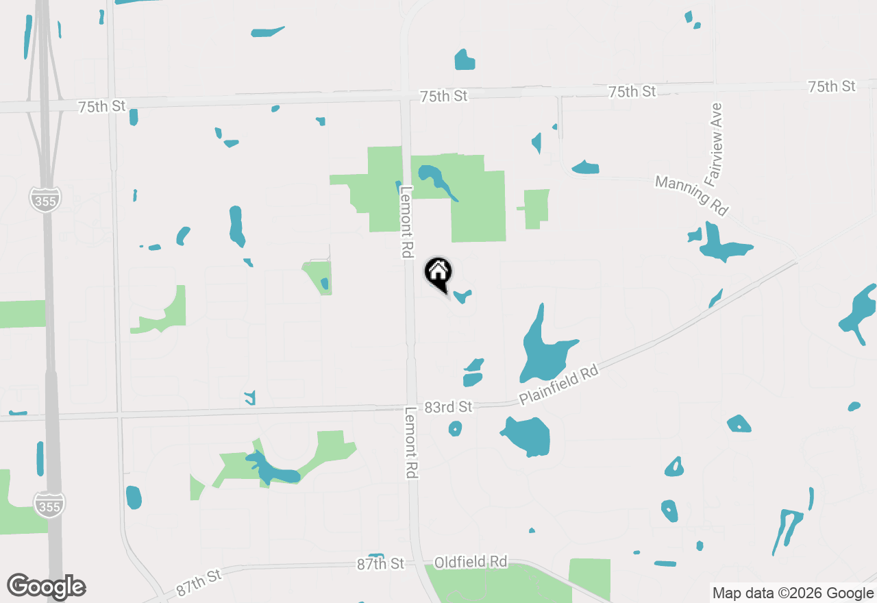 Map of 2667 Woodmere Drive #2667, Darien, IL 60561