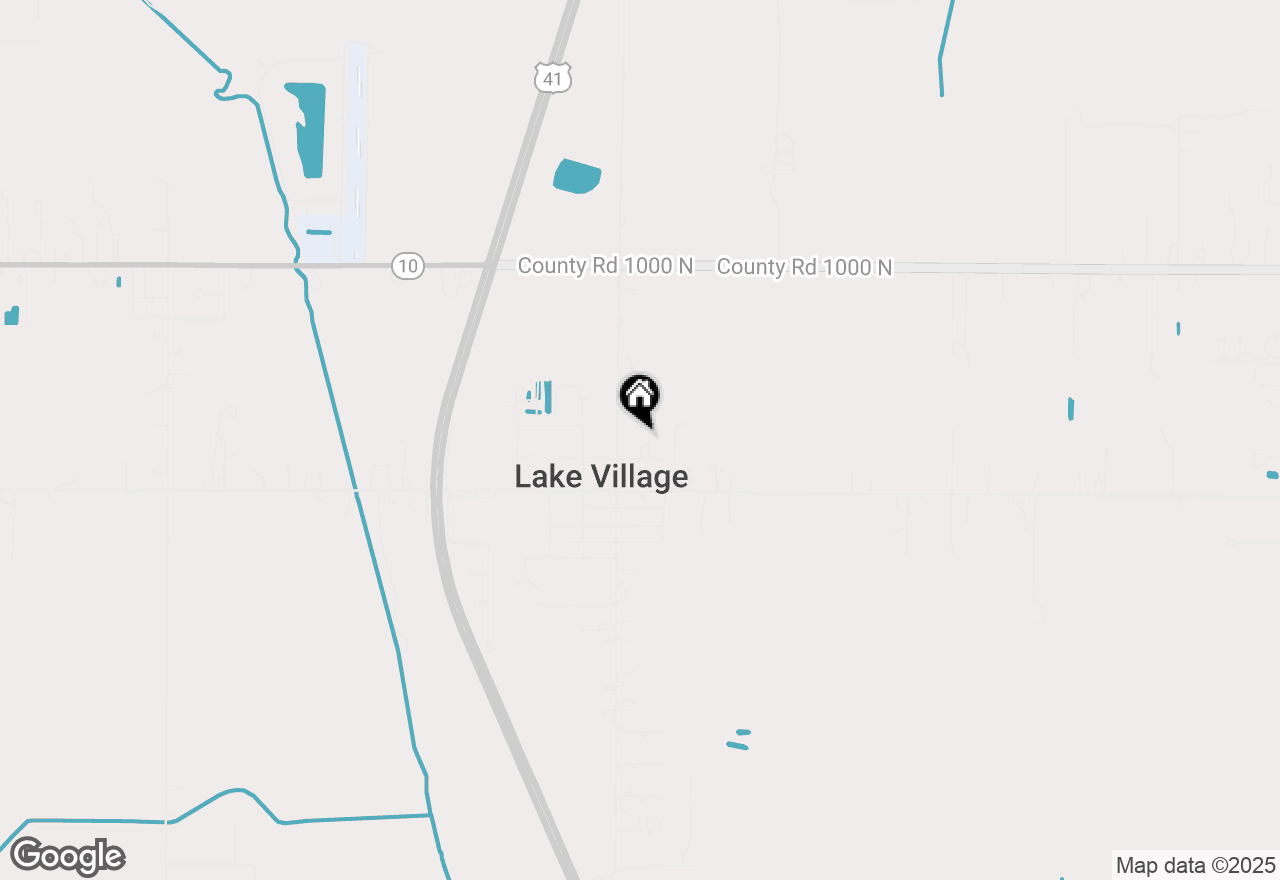 Map of 9612 N 293 W, Lake Village, IN 46349