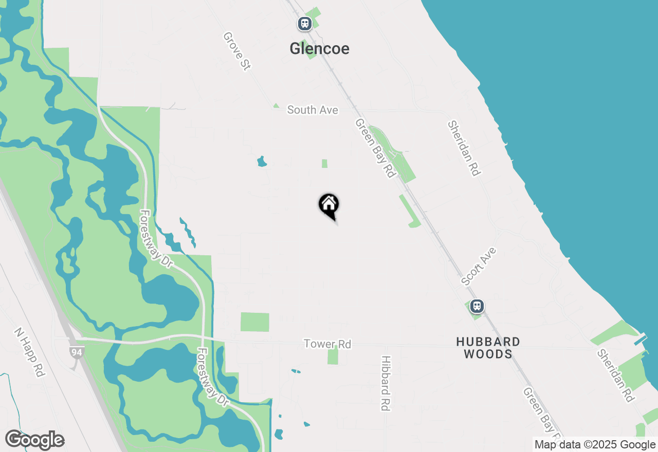 Map of 503 Jackson, Glencoe, IL 60022