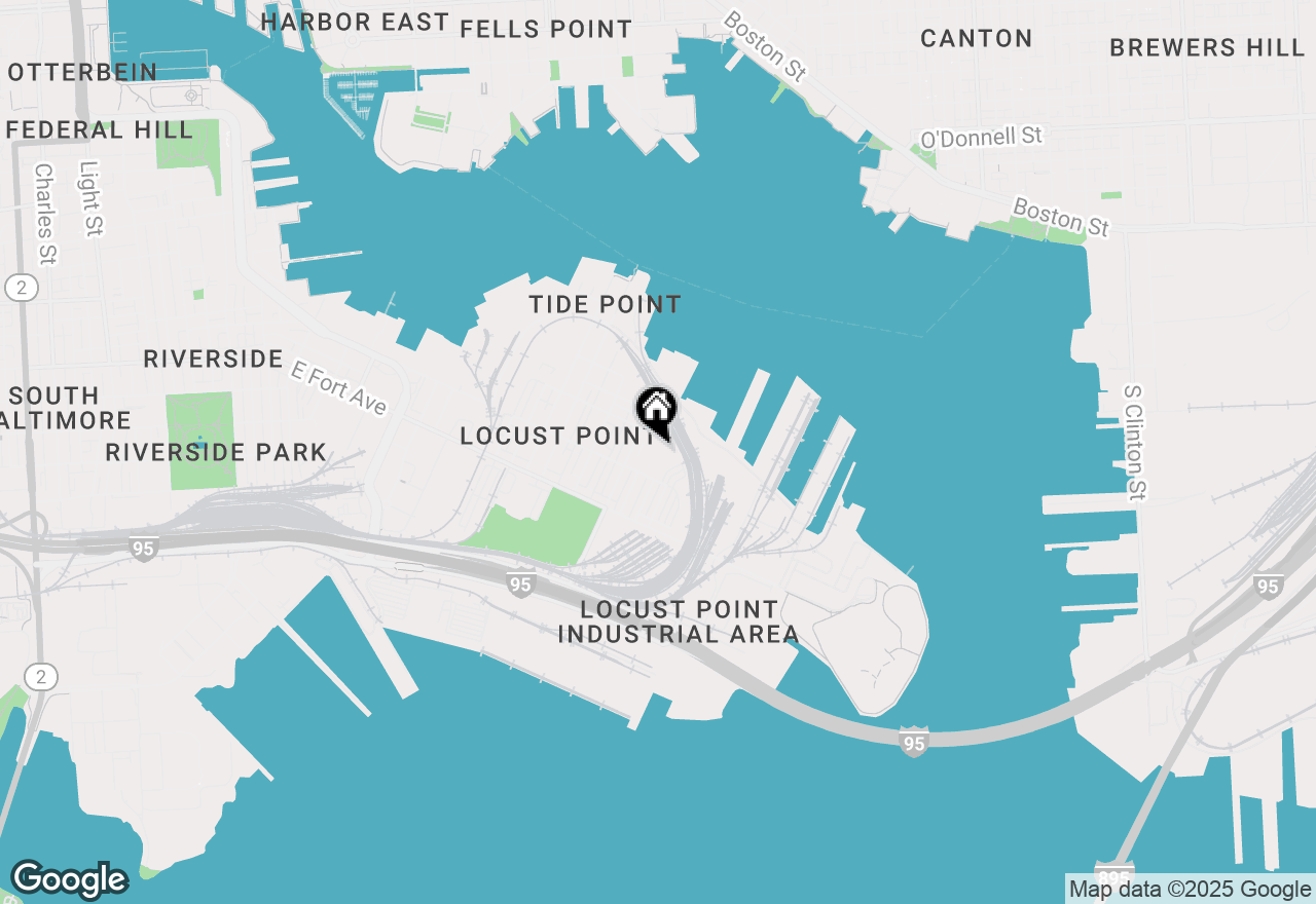 Map of 1200 Steuart Street #1021, Baltimore, MD 21230