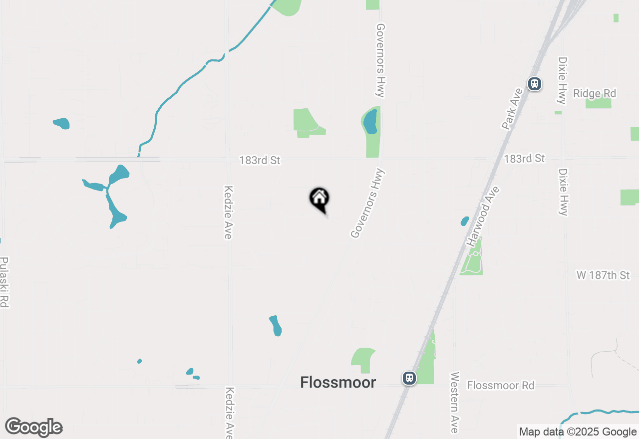 Map of 2849 Willow Road, Homewood, IL 60430