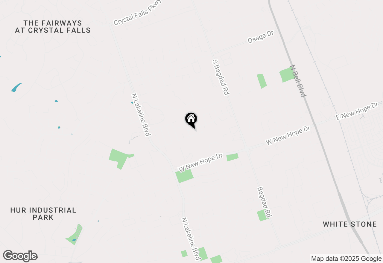 Map of 1216 Heritage Park Dr, Cedar Park, TX 78613