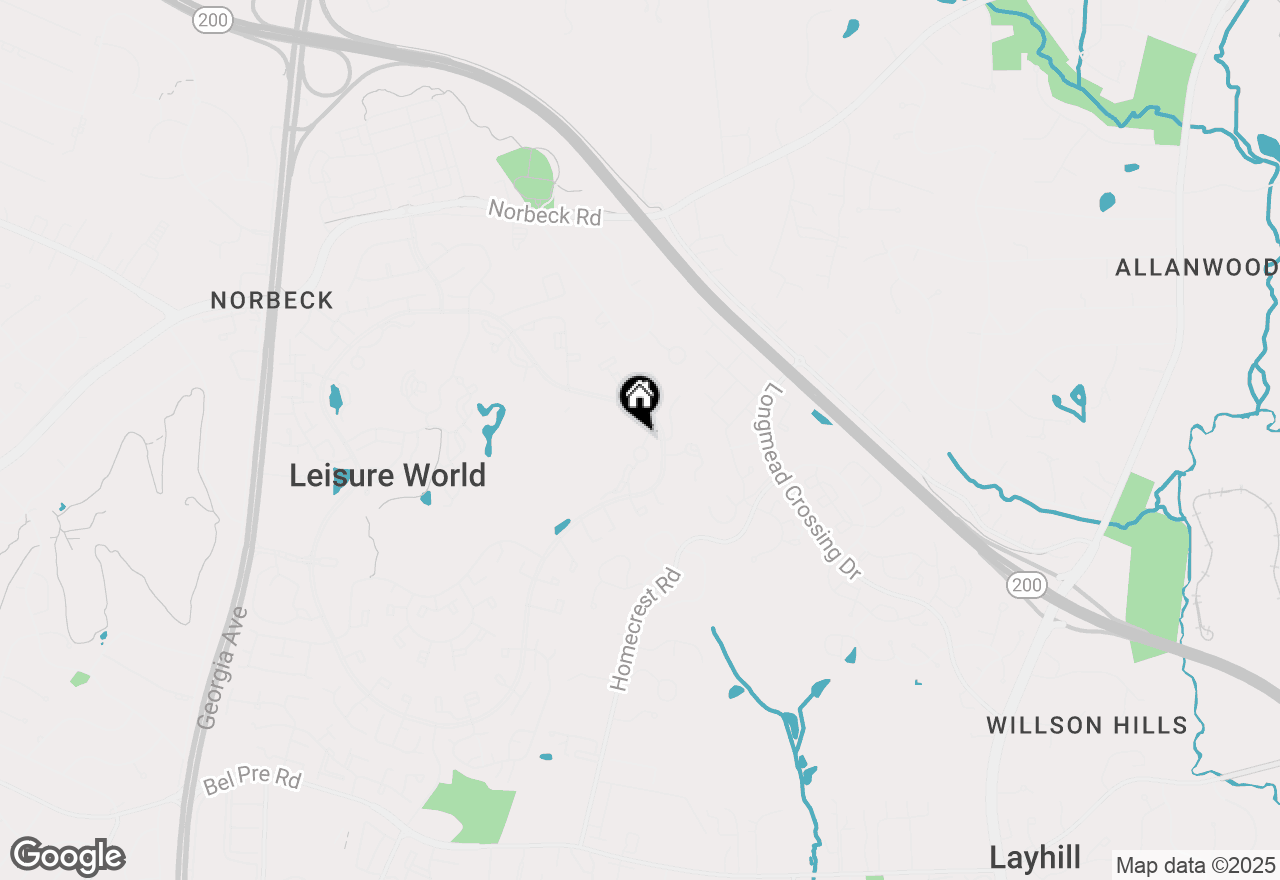 Map of 2904 N Leisure World Boulevard #501, Silver Spring, MD 20906