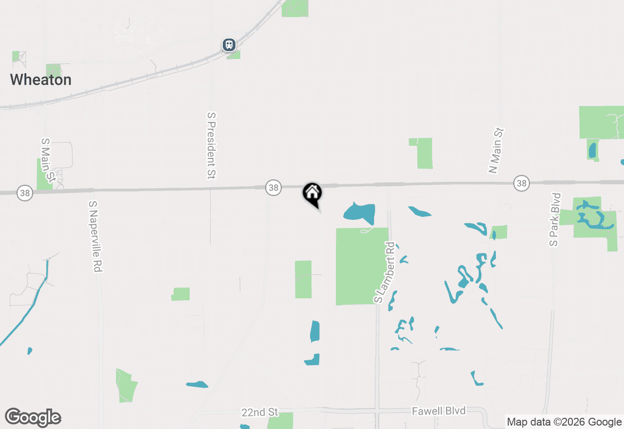 Map of 1728 Pershing Avenue #3, Wheaton, IL 60189