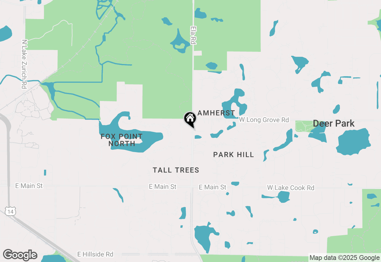 Map of 523 N Ela Road, Barrington, IL 60010