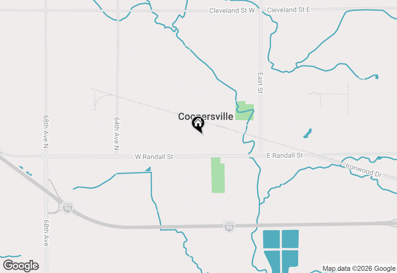 Map of 126 Eastmanville Street, Coopersville, MI 49404