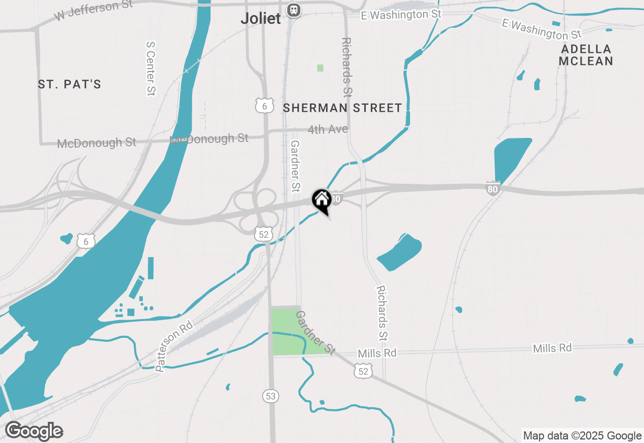 Map of 200 Reichman Street, Joliet, IL 60433