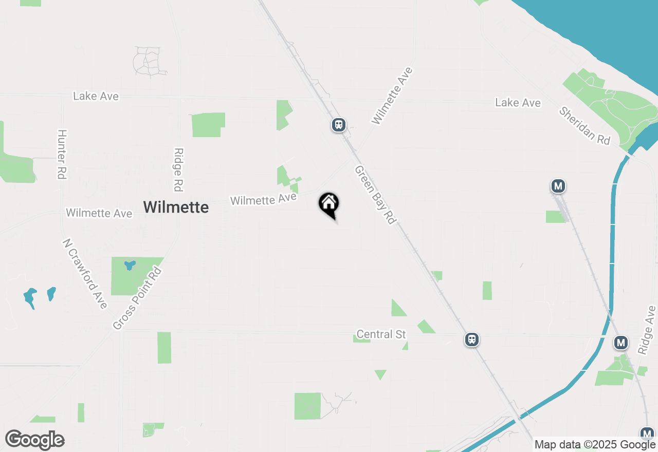 Map of 1241 Maple Avenue, Wilmette, IL 60091