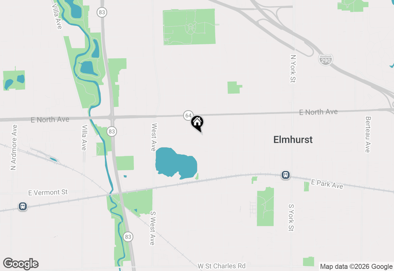 Map of 224 N Highland Avenue, Elmhurst, IL 60126