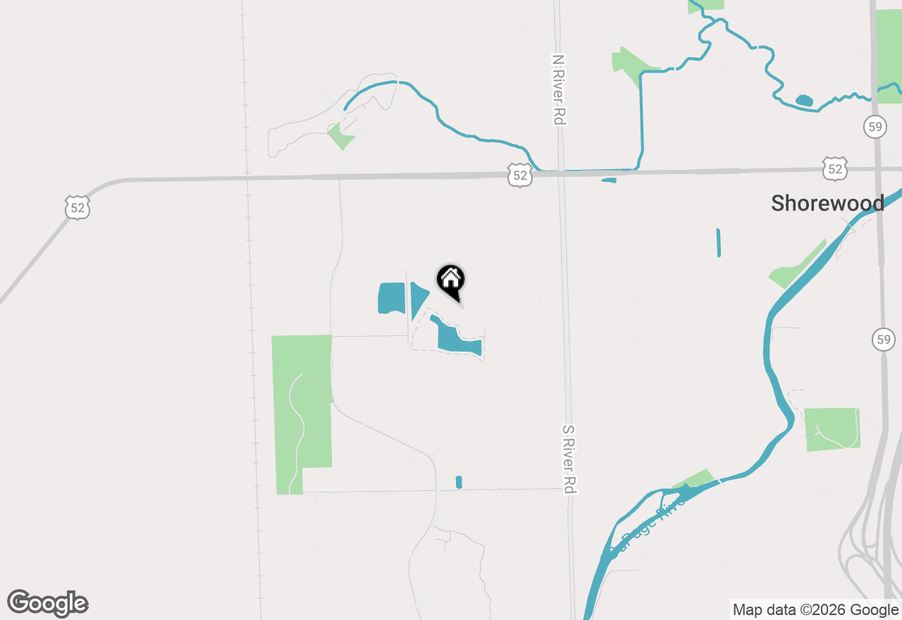 Map of 1410 Justice Court, Shorewood, IL 60404