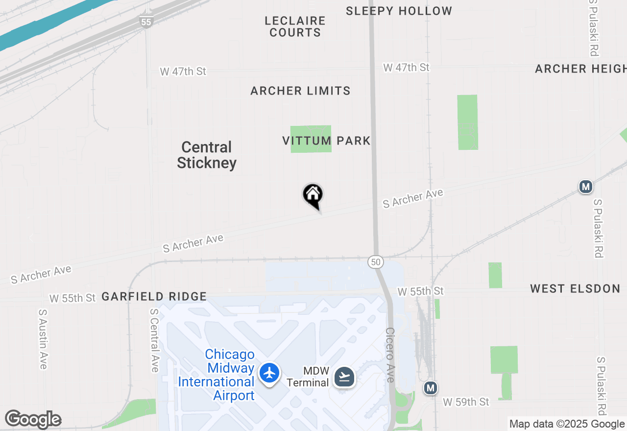 Map of 5546 S Archer Avenue, Chicago, IL 60638