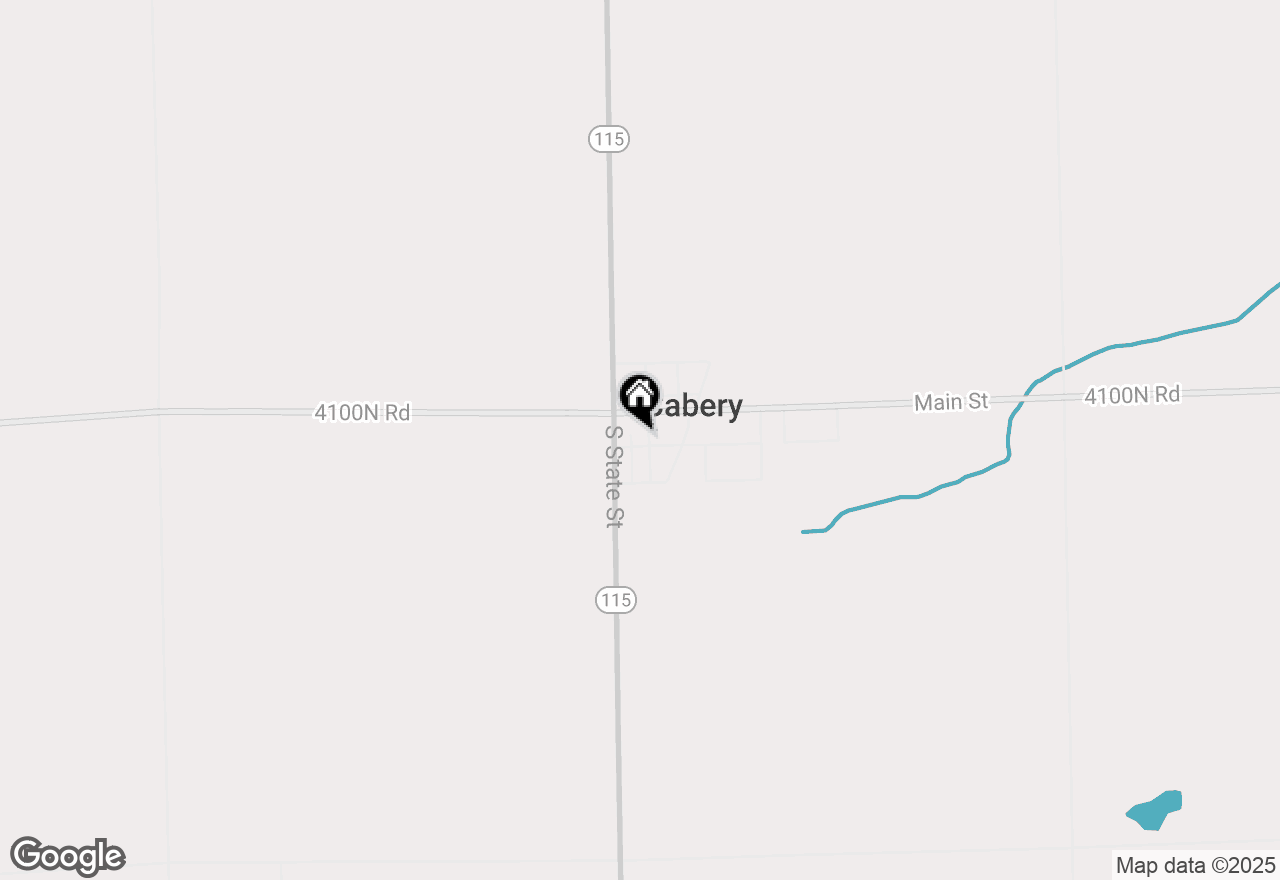 Map of 105 Ames Street, Cabery, IL 60919
