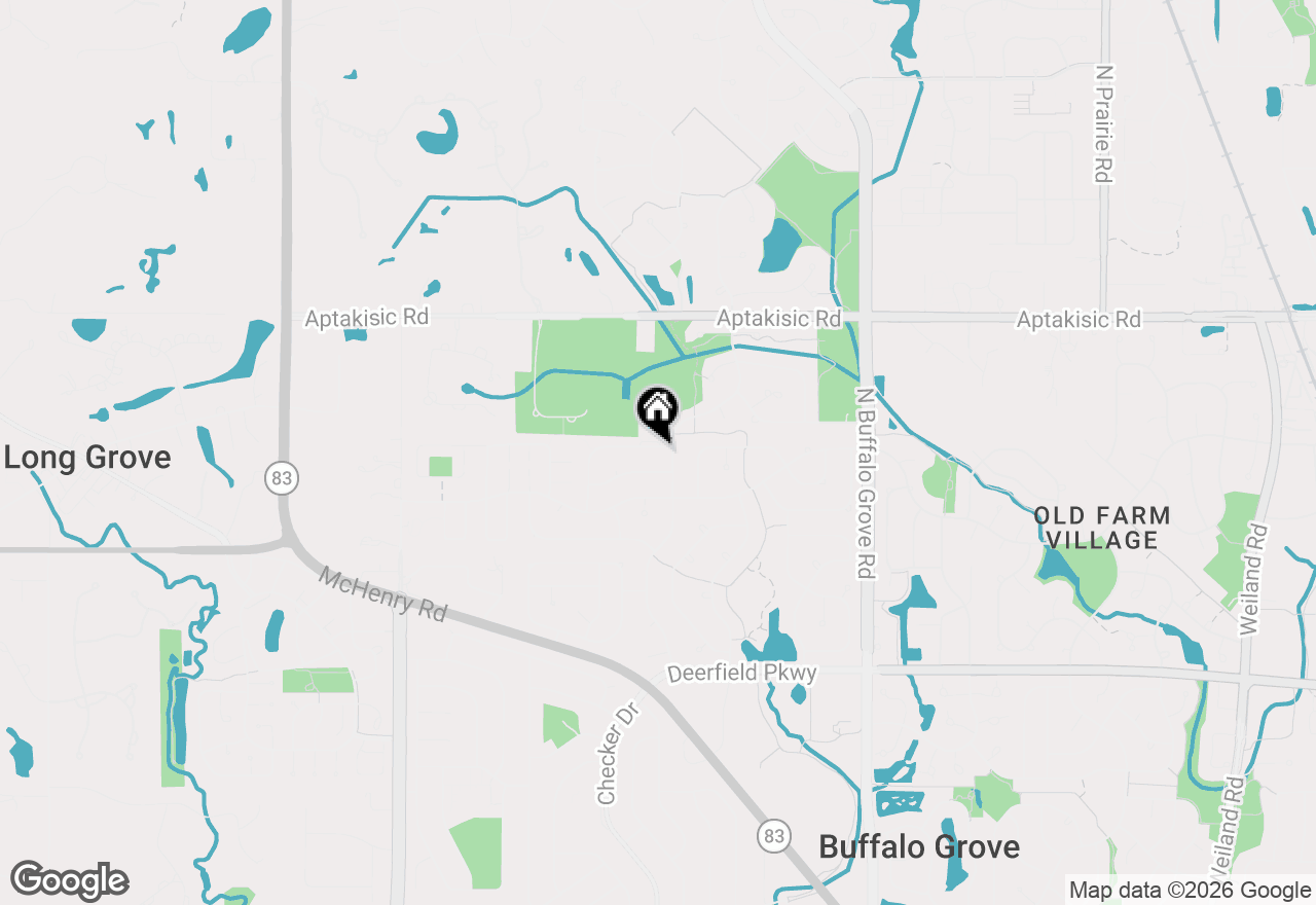 Map of 720 Kingsbridge Way, Buffalo Grove, IL 60089
