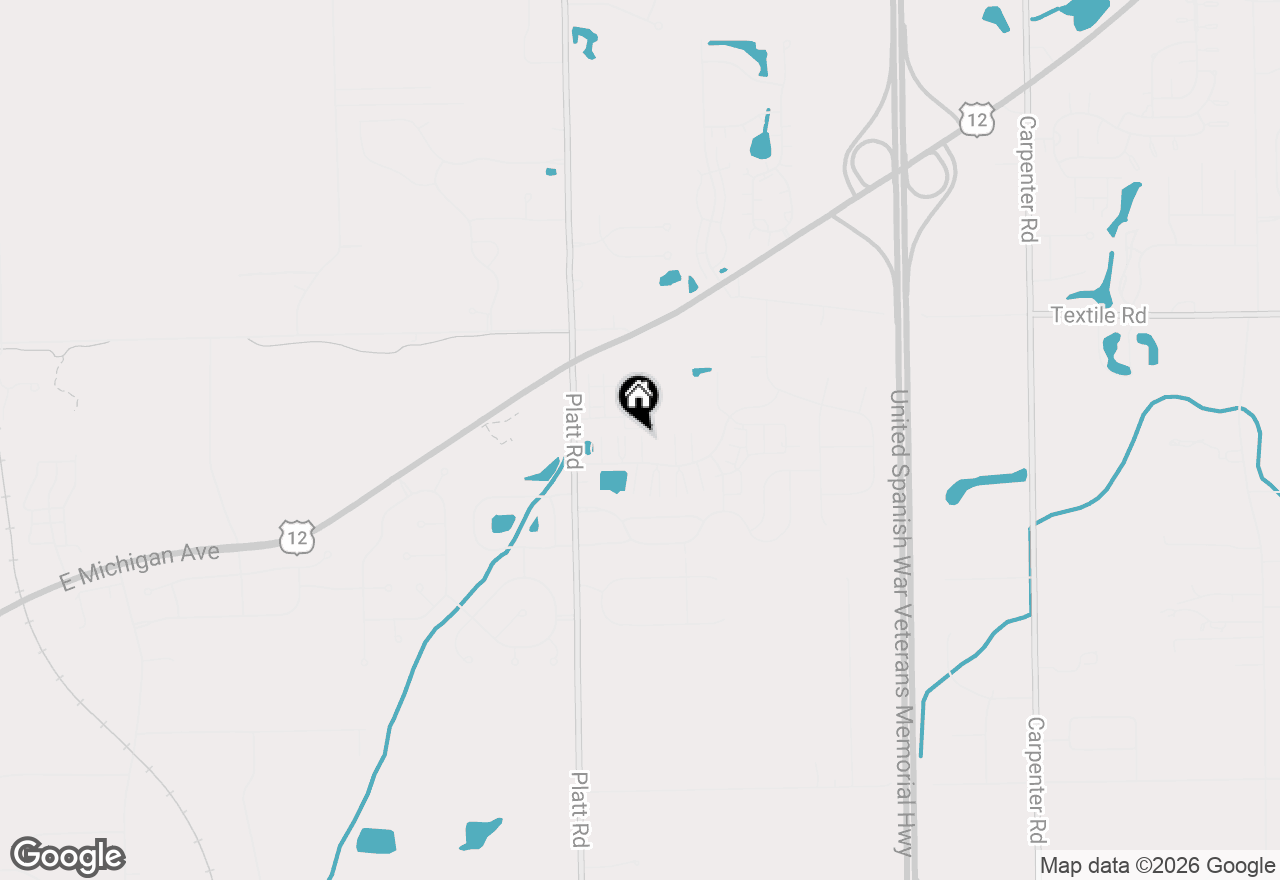 Map of 3113 Primrose Lane, Ypsilanti, MI 48197