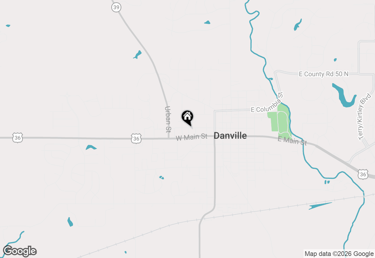 Map of 98 East Street, Danville, IN 46122