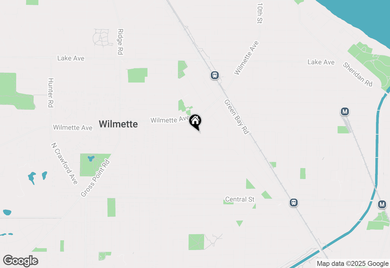 Map of 1325 Maple Avenue, Wilmette, IL 60091