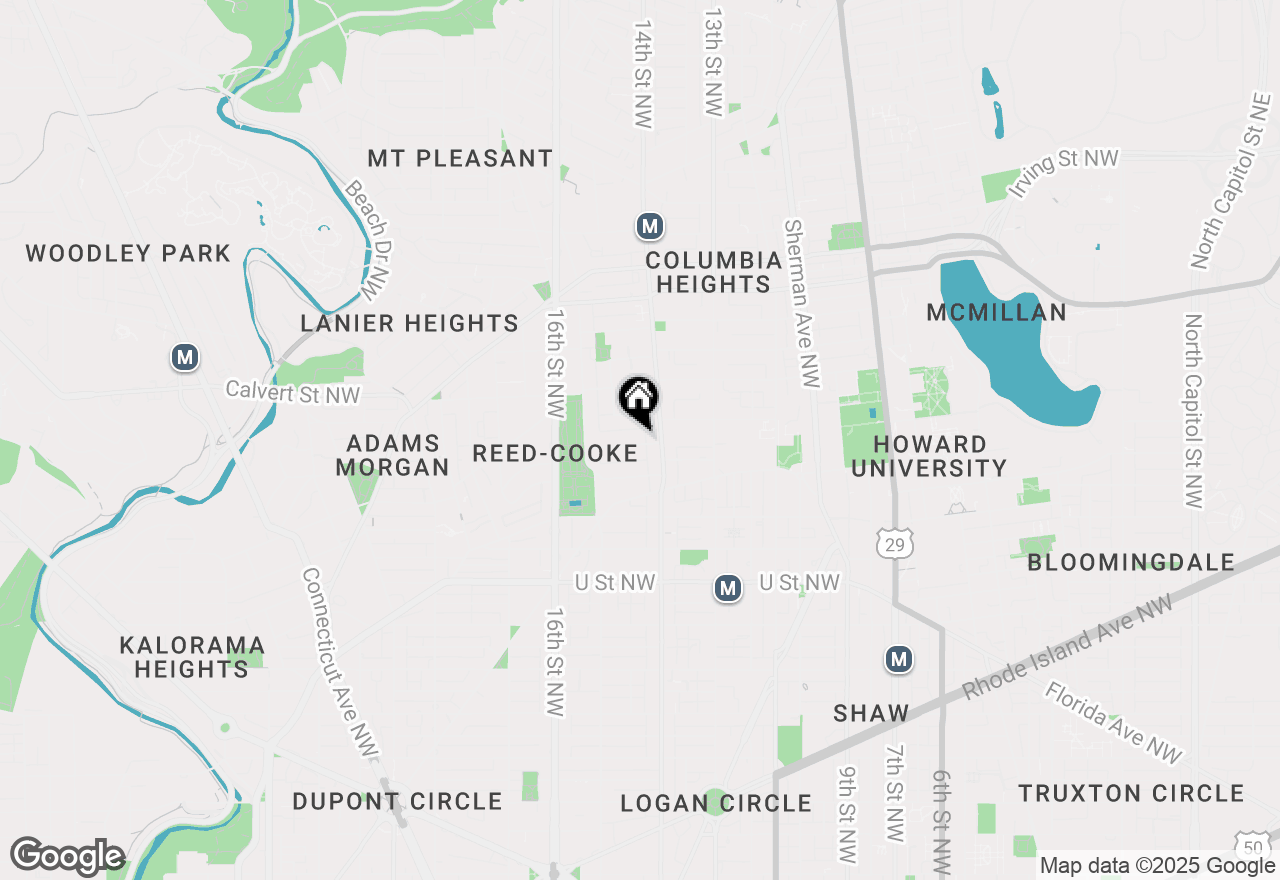 Map of 1417 Chapin Street Nw #403, Washington, DC 20009