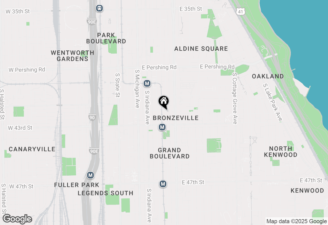 Map of 4206 S Calumet Avenue, Chicago, IL 60653