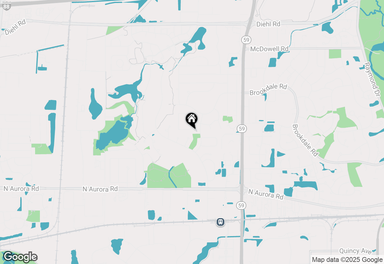 Map of 30W285 Mcgregor Lane, Naperville, IL 60563